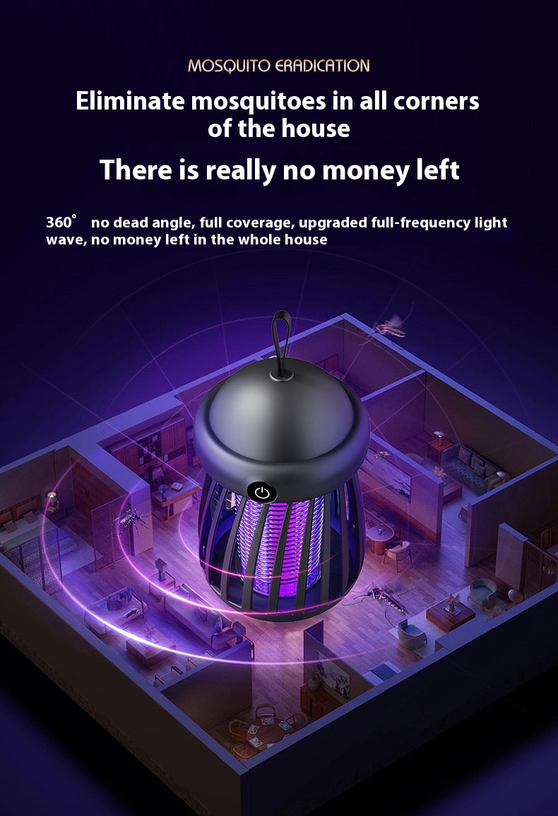 Mosquito Killer Lamp – Electric Insect Trap USB Charging, Low Radiation, Mute Operation | Luminashop