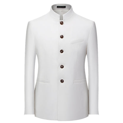 Men's Retro Business Casual Plus Size Small Suit Jacket - Lumina shop