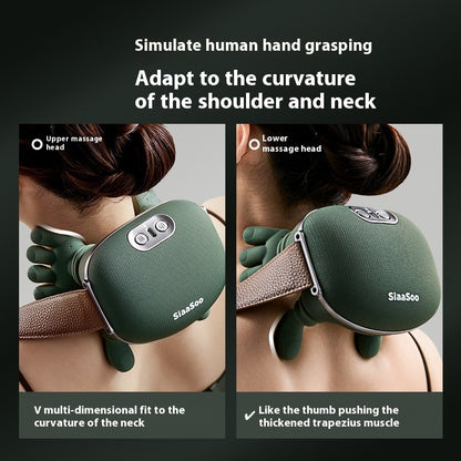 Electric Neck And Shoulder Muscle Massager Wireless Shoulder And Back Kneading Massage Shawl Neck Masajeador Relax Pain Relief - Lumina shop