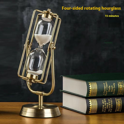 Creative Wooden Hourglass Timer 15 Minutes Desk Study Room Decoration - Lumina shop