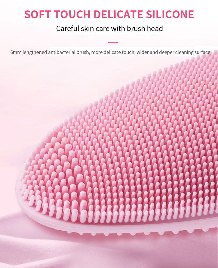 New Silicone Face Washing Instrument – Electric Facial Cleansing Brush & Massager | Luminashop