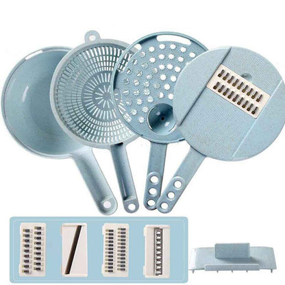 8 In 1 Mandoline Slicer Grater With Strainer Vegetable Cutter Kitchen Accessories