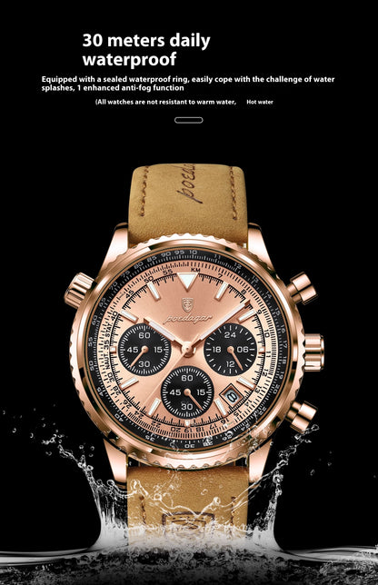 Men's Multifunctional Fashionable Waterproof Night Light Watch – Durable, Stylish & Built for Every Moment | Luminashop