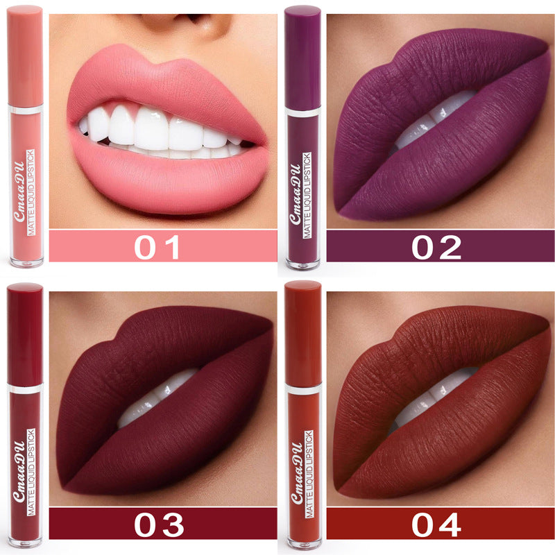 Women's Matte Waterproof Lipsticks - Non-Stick Cup Formula - My Store