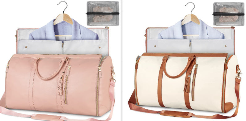 Large Capacity Travel Duffle Bag Women's Handbag Folding Suit Bag Waterproof Clothes Totes - My Store