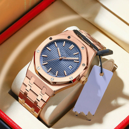 Waterproof Fashion Business Trend Luminous Calendar Watch - Lumina shop