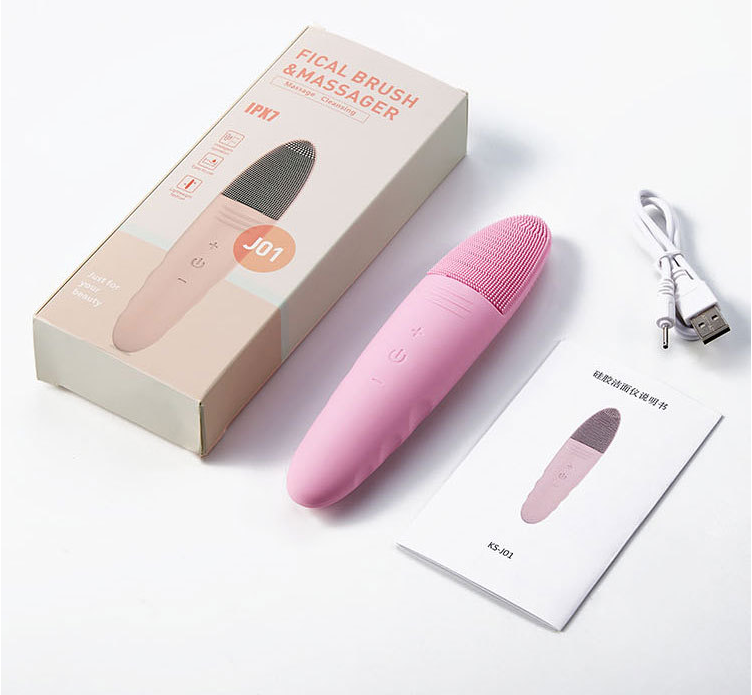New Silicone Face Washing Instrument – Electric Facial Cleansing Brush & Massager | Luminashop