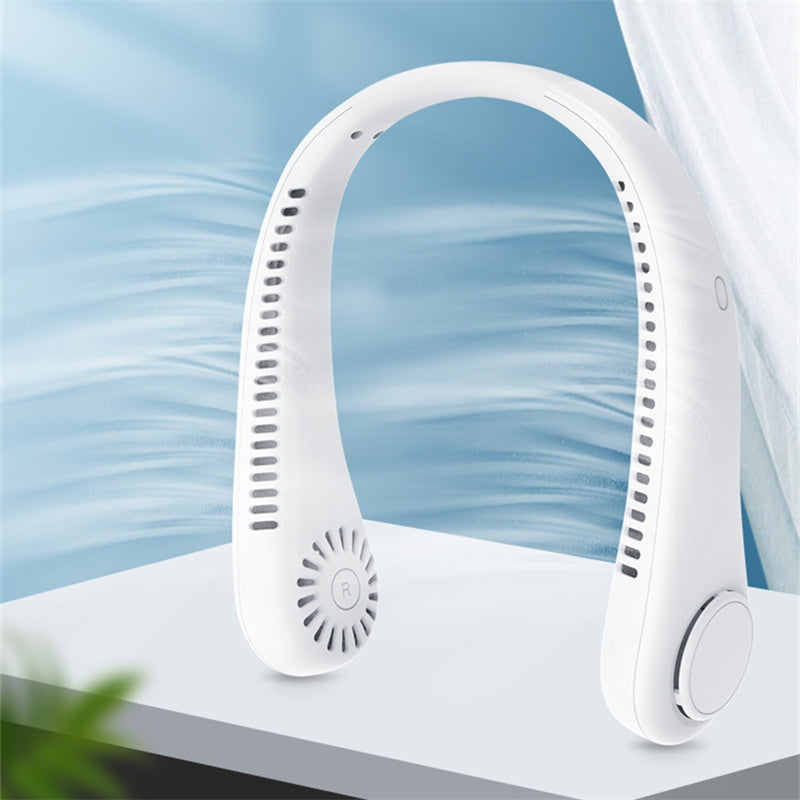 Rechargeable Neck Fan - Hands Free USB Mini Fan for Traveling, Outdoor, and Sports - Portable Lazy Bladeless Hanging Design - My Store