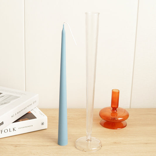Large And Small Head Long Rod Wax Candle Light Dinner Candle Making Plastic Mold - Lumina shop
