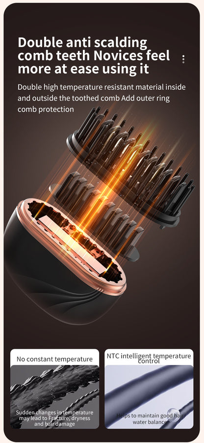 Mini Wireless Hair Straightening Comb – Portable Hair Care & Styling Tool | Luminashop.