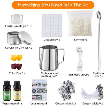 DIY Aromatherapy Candle Family Birthday Party Making Simple Set - Lumina shop