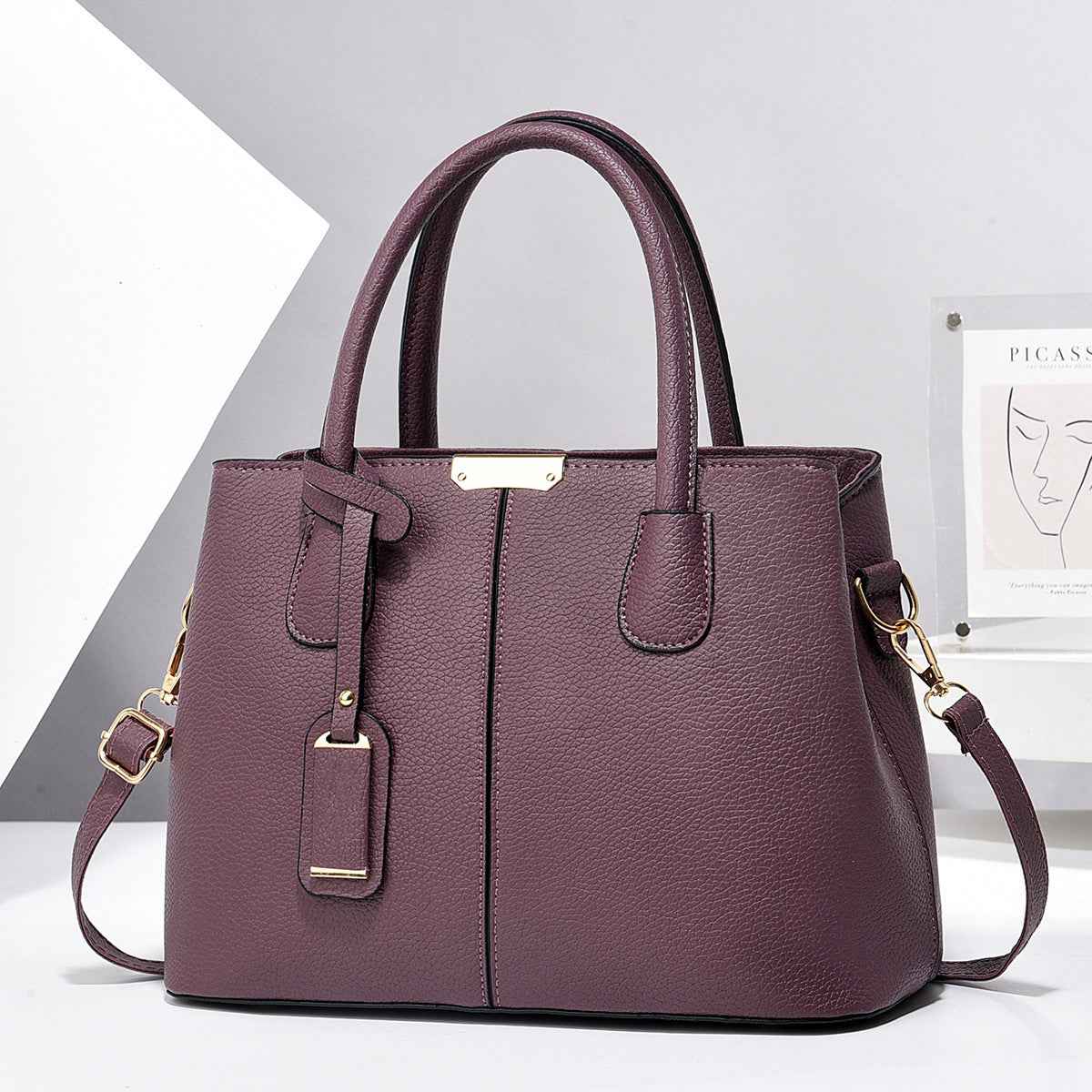 Women PU Leather Handbags Ladies Large Capacity Tote Bag Female Square Shoulder Bags New Fashion Crossbody Bags