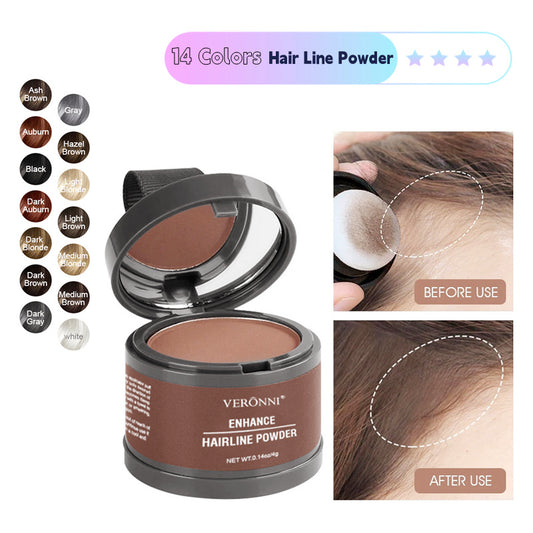 14 Color Hairline Concealer Powder - Black Root Up Natural Instant Waterproof Hairline Shadow for Coverage and Repair - My Store