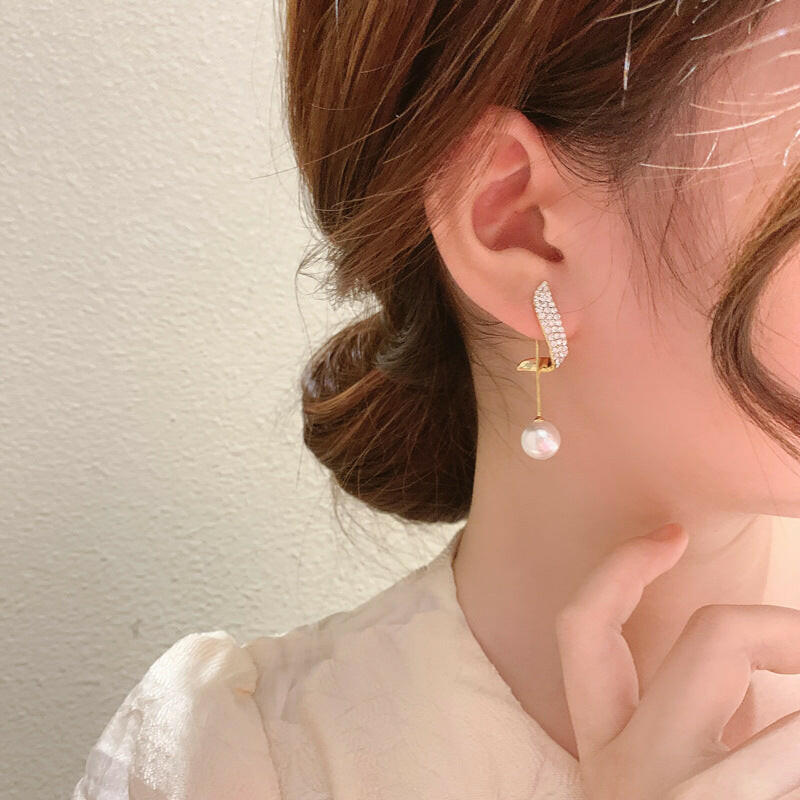 New Trendy High-end Earrings Retro Light Luxury Simple Earrings - Lumina shop