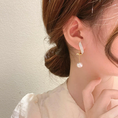New Trendy High-end Earrings Retro Light Luxury Simple Earrings - Lumina shop