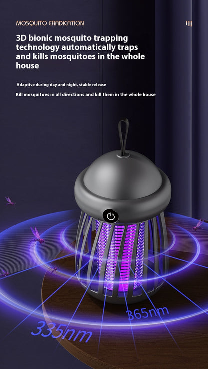 Mosquito Killer Lamp – Electric Insect Trap USB Charging, Low Radiation, Mute Operation | Luminashop