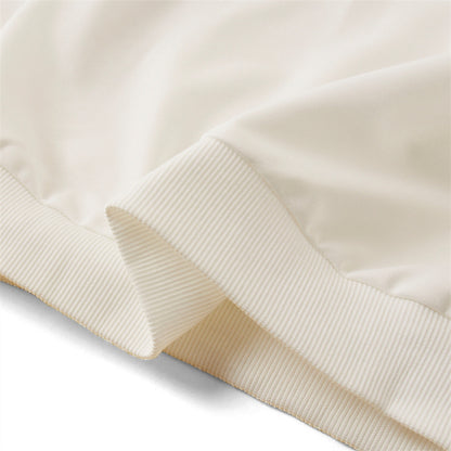 White Parent-Child Sweater Dress – Matching Mother and Daughter Winter Knitted Outfits | Luminashop