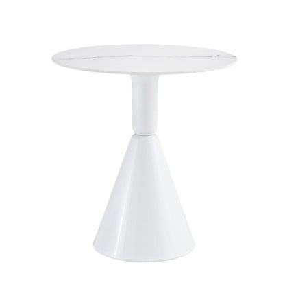 White Coffee Table, Simple Modern Negotiation Table, Balcony Dining Table - Lumina shop