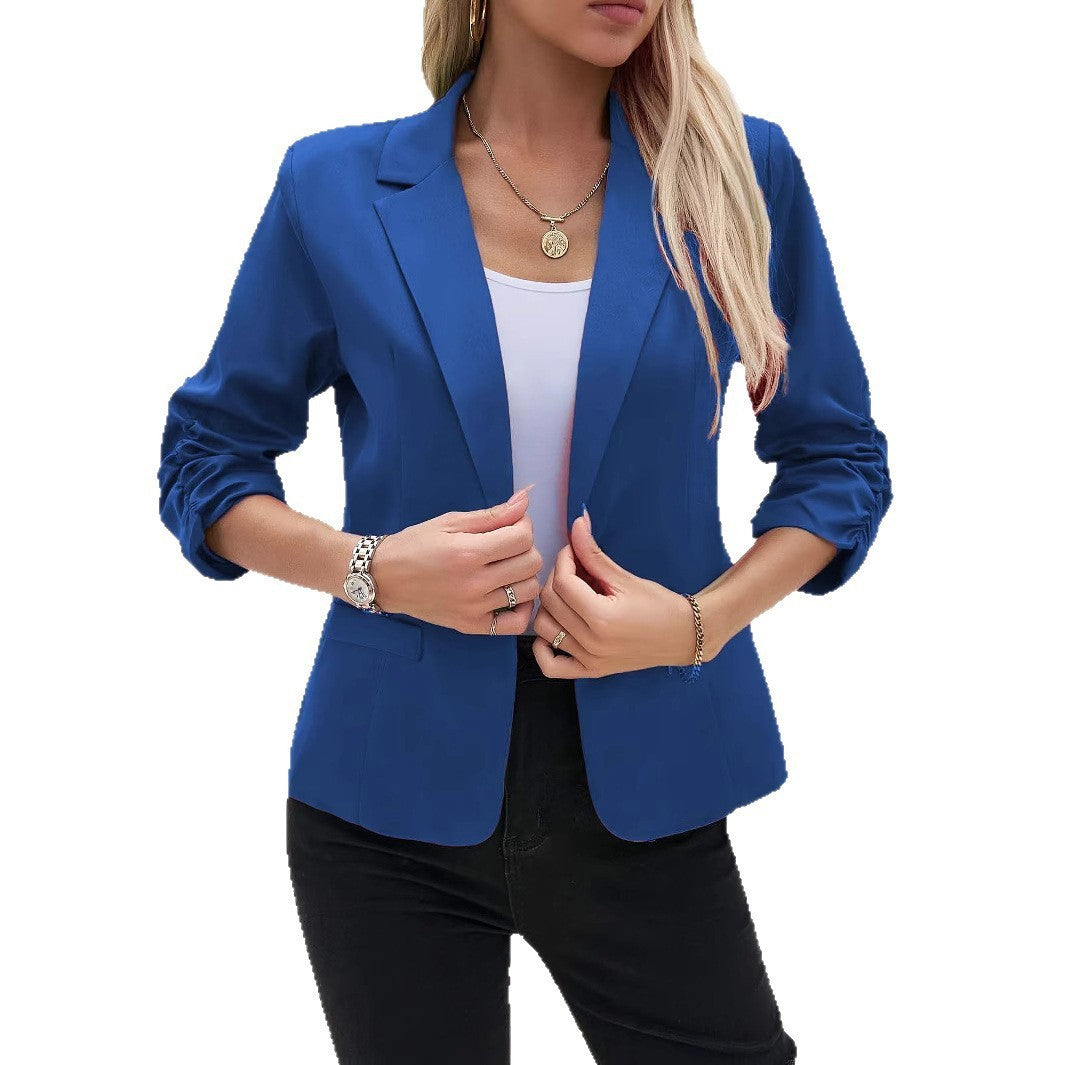 Women’s Business Suit Jacket – 3/4 Sleeve Casual Blazer for Office & Workwear | Luminashop
