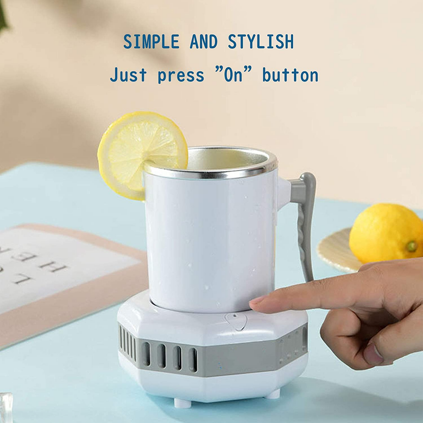 Home Dual-Use Mini Ice Cooling Cup – Quick Cooling Cup for Office, Dorm & Kitchen | Luminashop