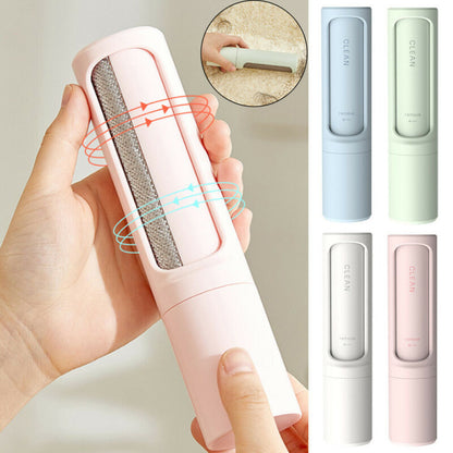 Rotating Cylinder Sticker Roller – Electrostatic Pet Hair Removal Brush | Luminashop