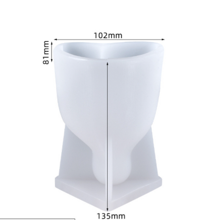 Scented Candle Mold Silicone Holder for Creating Unique Candle Designs