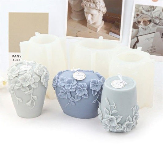 Cylinder Candle Molds Silicone Mold For Making - Lumina shop