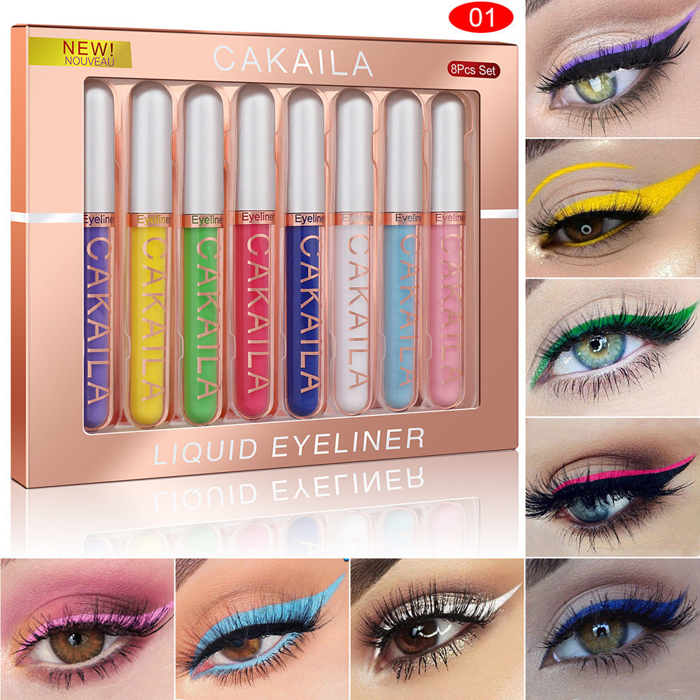 CAKAILA Kakaila 8-Color Liquid Eyeliner Set | Luminashop