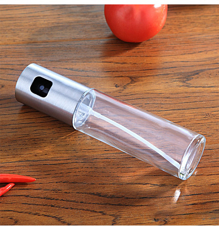 Oil & Vinegar Spray Bottle – Push Type BBQ Sprayer for Healthy Cooking, Baking & Grilling | Luminashop