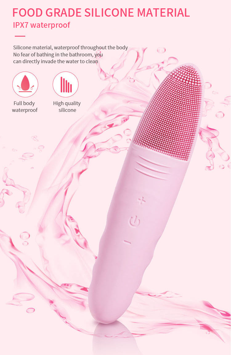 New Silicone Face Washing Instrument – Electric Facial Cleansing Brush & Massager | Luminashop
