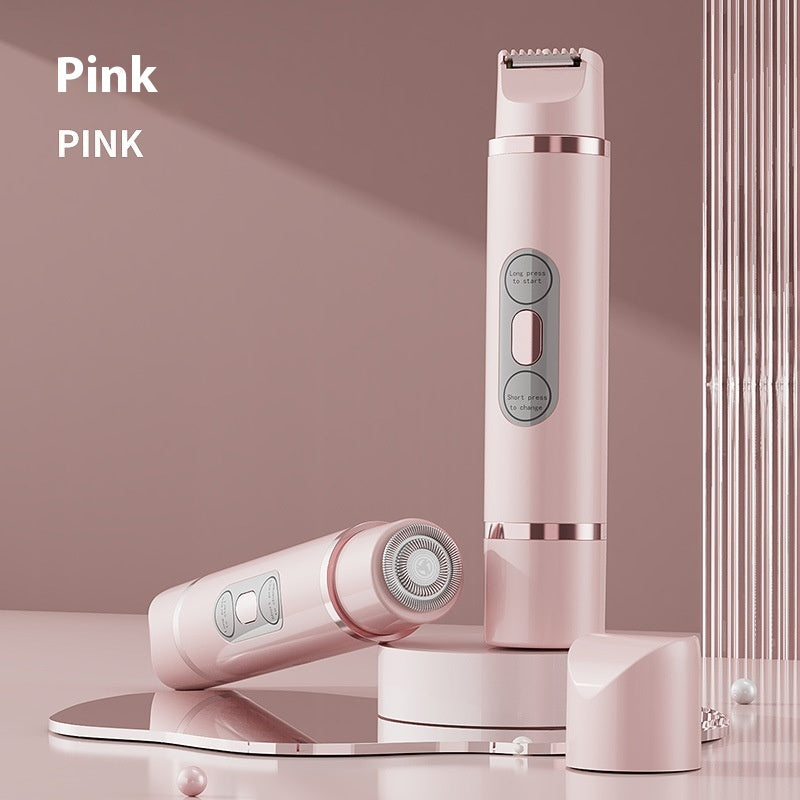 Dual-Head Electric Shaver Painless Women's Epilator Bikini Hair Removal Device Automatic Hair Trimmer Underarm Facial Lips Leg - Lumina shop