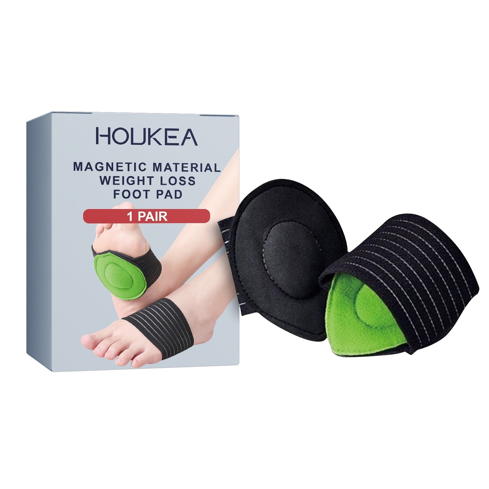 HOUKEA Magnetic Material Weight Loss Foot Pad - Lumina shop