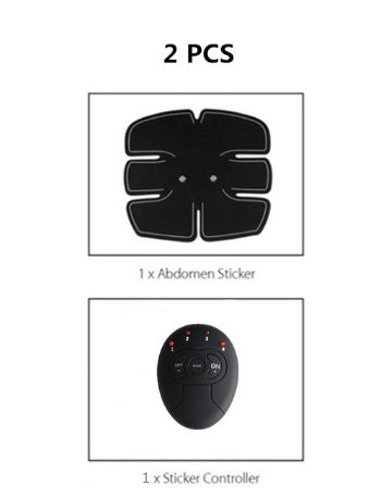 Smart Rechargeable Abdominal Patch – EMS Muscle Stimulator for Abs Toning & Fat Burning Fitness Training | Luminashop