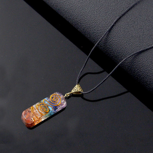 Gravel Seven Chakra Spirit Pendant - Lumina shop