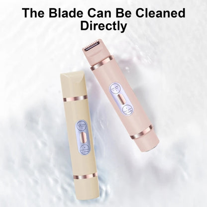 Dual-Head Electric Shaver Painless Women's Epilator Bikini Hair Removal Device Automatic Hair Trimmer Underarm Facial Lips Leg - Lumina shop