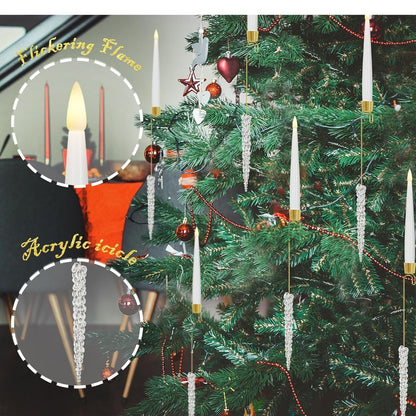 Christmas Candle LED Light – Festive Indoor Tree Ornament & Holiday Decoration | Luminashop.