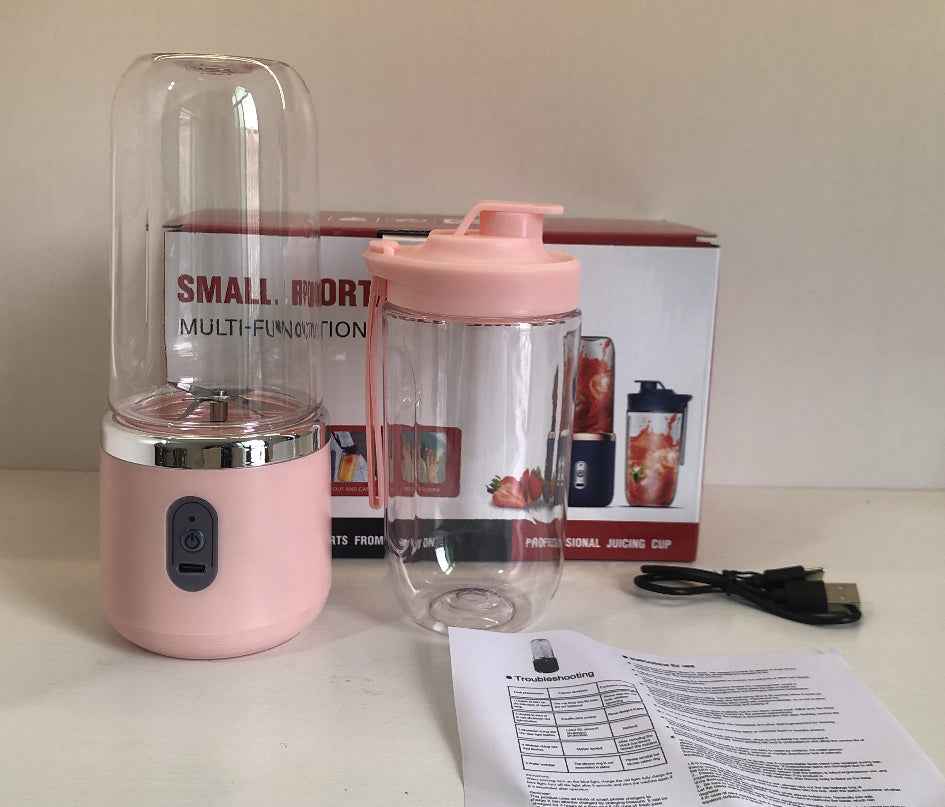 6blade Portable USB Charging Fruit Squeezer Blender Food Mixer Ice Crusher Portable Juicer Machine