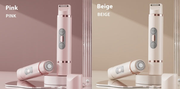 Dual-Head Electric Shaver Painless Women's Epilator Bikini Hair Removal Device Automatic Hair Trimmer Underarm Facial Lips Leg - Lumina shop