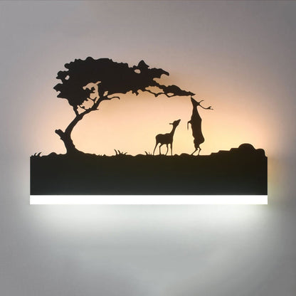 Nordic LED Acrylic Wall Light – Minimalist Modern Background Lighting for Home Décor | Luminashop