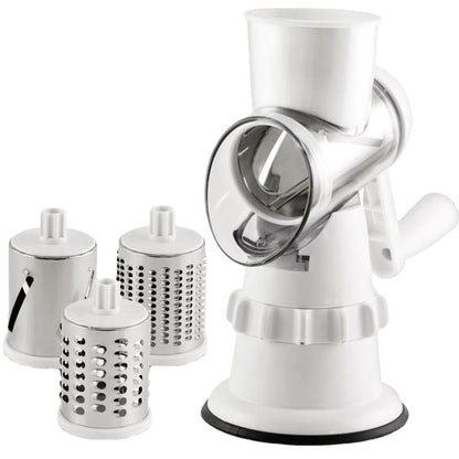 3 In 1 Vegetable Slicer Grater For Vegetable Cutter Round Chopper Mandolin Shredder Potato Home Kitchen Supplies Kitchen Gadgets - Lumina shop