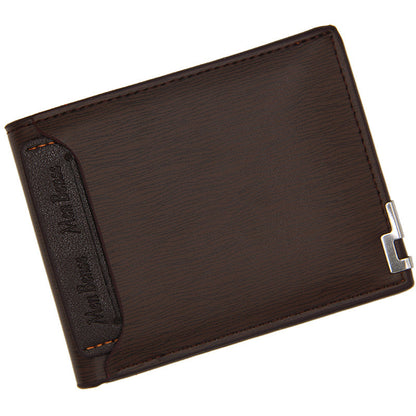 Multifunctional Fashionable And Casual Iron-edge Card-picking Wallet - Lumina shop
