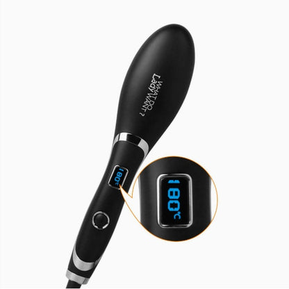 Ceramic Hair Straightening Brush – Fast Heating, Anti-Frizz & Safe Hair Styling Tool for Smooth, Shiny Hair | Luminashop