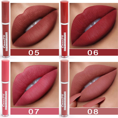 Women's Matte Waterproof Lipsticks - Non-Stick Cup Formula - My Store