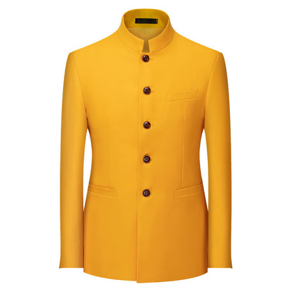 Men's Retro Business Casual Plus Size Small Suit Jacket - Lumina shop