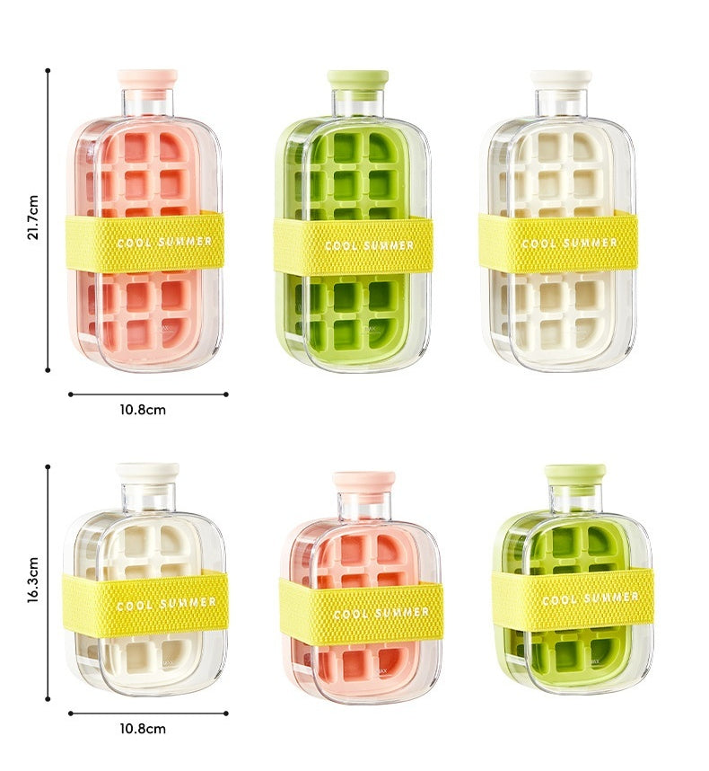 One-Click Molding Cooling Cup – Instant Ice Maker, Portable Zero-Contact Chilled Drink Cup with Straw | Luminashop