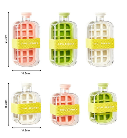 One-Click Molding Cooling Cup – Instant Ice Maker, Portable Zero-Contact Chilled Drink Cup with Straw | Luminashop