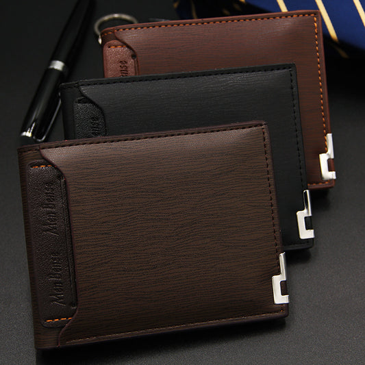 Multifunctional Fashionable And Casual Iron-edge Card-picking Wallet - Lumina shop