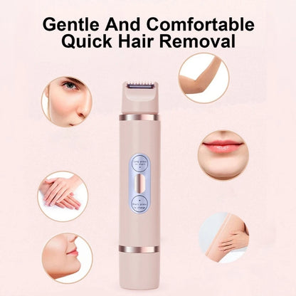 Dual-Head Electric Shaver Painless Women's Epilator Bikini Hair Removal Device Automatic Hair Trimmer Underarm Facial Lips Leg - Lumina shop