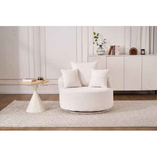 Single-seat Compression Chair, Crochet Yarn Material, Full Sponge Compression Swivel Chair,Compression Chair