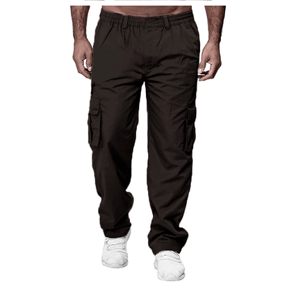 Men's Cargo Pants - Casual Multi-pocket Loose Straight Design - My Store
